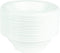 Plasticpro Round Plastic Bowls Microwaveable, Disposable, White, (50, 16 ounce)