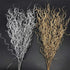 Firlar 5 PCS Gold Sparkle Curly Ting Branch, 21in Glitter Ting Vase Filler Wedding Bouquet Artificial Floral Flower Stub Stem for DIY Bride Bouquet, Wedding Party Table Centerpiece Decor