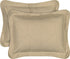 HISTORIC CHARLESTON King Charles Classic European Matelasse Cotton Decorative Pillow Case, King Sham (20" x 36"), Birch