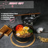 Bestjing Japanese Ramen Bowl set, Porcelain Bowls with Carved Sakura Patterns, 100% Hand-Finished, 32oz Large for All Purpose. Noodle bowl with Matching Spoon, Chopsticks &Bowl placemats, 4pc&Set of 1