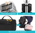 Sunny Bird Small Insulated Lunch Bag Portable Lunch Box Tote for Work and School (Black)