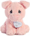 Aurora - Precious Moments - 8.5" Bacon Piggy- Pig, Pink