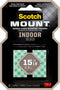 Scotch-Mount Indoor Double-Sided Mounting Squares 111H-SQ-48, 1 in x 1 in 48/pk