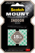 Scotch-Mount Indoor Double-Sided Mounting Squares 111H-SQ-48, 1 in x 1 in 48/pk