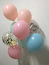 Gender Reveal Balloons Pink Blue- Confetti Balloons for Baby shower Twins Boy and Girl Party Decorations