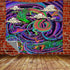 DBLLF Japanese Legendary Dragon Tapestry Trippy Marine Anime Theme Legend Dragon Tapestry,Size 60"x 60" Flannel Art Tapestries,for Living Room Bedroom Dorm Decor GTYYDB389