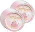 Pink and Gold 1st Birthday Party Supplies Set Plates Napkins Cups Tableware Kit for 16