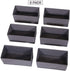 DIOMMELL 6 Pack Foldable Cloth Storage Box Closet Dresser Drawer Organizer Divider Fabric Baskets Bins Containers for Clothes Underwear Bras Socks Lingerie Clothing, Dark Grey 060