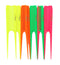 Krest Cleopatra 8-1/2 inch Rattail Combs Extra Fine Tooth.Rat Tail Comb Model #441 Color Neon Mix. 1 dozen.