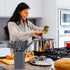 Kitchen Utensils Set?15pcs Dishwasher Safe Silicone Cooking Utensils Set ?Non-stick Kitchen Utensils?446°F Heat Resistant Cooking Utensils(BPA Free)