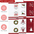 6 Pieces Cotton Christmas Kitchen Towels Buffalo Plaid Christmas Kitchen Towels and Dish Towels Christmas Kitchen Decor Hand Towels for Decorations , Favors Cooking and Baking ,16 x 24 Inch