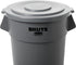 Rubbermaid Commercial FG265400GRAY BRUTE Heavy-Duty Round Waste/Utility Container, 55-gallon Lid ONLY, Gray