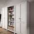 Microblend Interior Paint and Primer - White/White, Flat Sheen, Quart, Premium Quality, High Hide, Low VOC, Washable, Microblend Whites Family