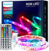 Led Strip Lights 65.6ft, GOADROM Ultra Long 5050 RGB Flexible Led Lights Color Changing Light Strips with 44 Keys IR Remote Control for Home, Bedroom, Kitchen, DIY Modes(2 Rolls of 32.8ft)