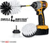 Drill Brush Power Scrubber by Useful Products Drillbrush Soft White Automotive Cleaning kit with Extended Reach Attachment Drill Bit Extension Carpet Cleaner Solution Car Interior Brush Set