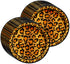 Leopard Print Birthday Party Supplies Set Plates Napkins Cups Tableware Kit for 16