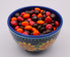 Bundle Bop Chips and Salsa Chip Dip Bowl Set - Melamine Spanish 6 Piece Small Bowl Set Painted Blue Dishes with Sunflowers - Serving Bowls for Party and Fiestas (6)