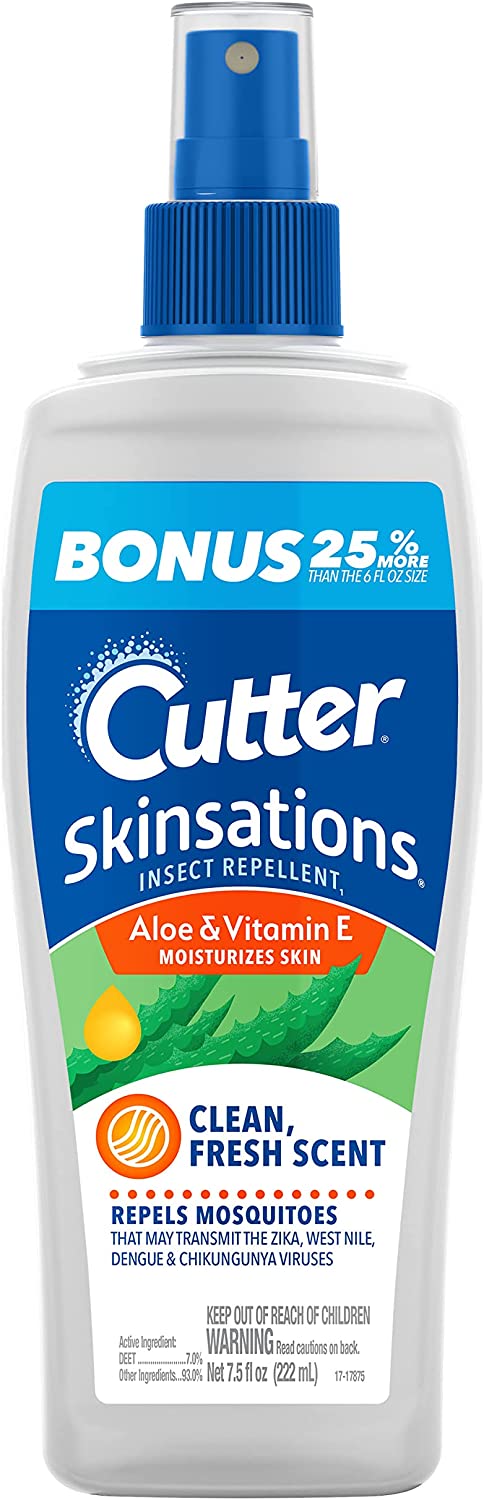 Cutter Skinsations Insect Repellent Pump Spray