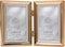 Lawrence Frames Classic Bead Picture Frame, 3.5x5 Double, Gold