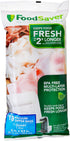 FoodSaver 1-Quart BPA-Free Multilayer Construction Vacuum Zipper Bags, 18 Count
