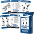 Dumbbell Exercise Cards - Fitness Playing Cards With Over 50 Dumbbell Workouts - 2.5" x 3.5" (Standard Playing Card Size)