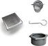Neodrain 6-Inch Square Shower Drain with Removable Quadrato Pattern Grate,Brushed 304 Stainless Steel, with WATERMARK&CUPC Certified