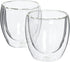 Bodum Pavina Glass, Double-Wall Insulated Glasses, Clear, 8 Ounces Each (Set of 2)