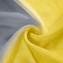 Kitchen Curtains Grey and Lemon Yellow Summer Decor Ombre Sheer Short Curtains for Bathroom Small Windows Sunflower Yellow Light Gray 45 Inch Length