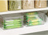 iDesign Kitchen Binz BPA-Free Plastic Stackable Organizer Box with Lid - 6.75in x 5.75in x 3.75in , Clear