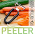 LURCH Germany Universal Ultra Sharp Stainless Steel Vegetable Y Peeler for Potatoes, All Fruits & Veggies | Non-Slip Comfortable Handle | 5.1 x 2.3 Inches / 13 cm x 6 cm - Black
