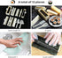 HI NINGER Sushi Making Kit Deluxe Edition Heart Sushi Mold Complete Sushi Maker Kit 12PCS Home Sushi Mold Press with 8 Sushi Rice Roll Mold Shapes 1 Fork 1 Spatula 1 Sushi Knife DIY Home Sushi Tool