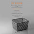 BINO Woven Plastic Storage Basket, X-Large (Grey)