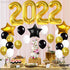 Black and Gold Graduation Decorations 2022 - Gold 2022 Balloons, 40 Inch | Graduation Balloons for Class of 2022 Decorations | Graduation Party Decorations 2022 | Class of 2022 Balloons for Grad Party