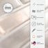 Smart Tiles - Peel and Stick Backsplash - Milenza Vasto Beige (Metallic), Travertine Stone in Beige - 4 Sheets of 10.20" x 9.00" - 3D Stick on Tiles for Kitchen and Bathroom Backsplashes