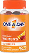 One A Day Women’s Multivitamin Gummies, Supplement with Vitamin A, Vitamin C, Vitamin D, Vitamin E and Zinc for Immune Health Support*, Calcium & more, 80 count