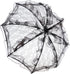 LUOEM Wedding Lace Parasol Umbrella Wedding Bride Umbrella Black Umbrella Photo Prop for Wedding Bridal Decoration - Size Small