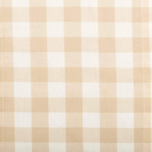 VHC Brands Annie Buffalo Check Tan Door Panel, 72x40