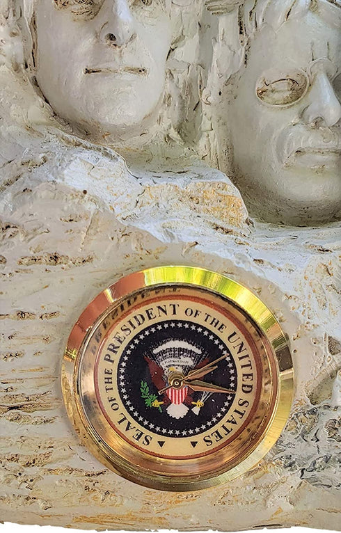BobbleFingers Donald Trump Gifts Mount Rushmore Clock Gag Gift