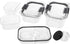 Rubbermaid Brilliance Food Storage Container, Salad and Snack Lunch Combo Kit, Clear, 9 Piece Set 1997843