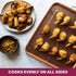 Gotham Steel Crisper Tray for Oven, 2 Piece Nonstick Copper Crisper Tray and Basket, Air Fry in your Oven, Great for Baking and Crispy Foods, As Seen on TV Large, 12.5? x 9?