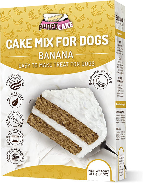 Puppy Cake Banana Cake Mix and Frosting for Dogs