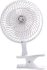 Genesis 6-Inch Clip Convertible Table-Top & Clip Fan Two Quiet Speeds - Ideal For The Home, Office, Dorm, More White (A1CLIPFANWHITE)