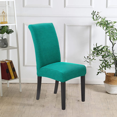 Hezuzo 6Pack or 2/4/8Pack Chair Covers for Dining Room, Stretch Removable Washable Dining Room Chair Covers Seat Protector, Dining Chair Slipcovers for Dining Room Hotel