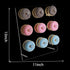 weddingwish Acrylic Donut Wall Display Stand ?Donut Stand, 1PCS Crystal Donut Wall On Table Donuts Rack Display with 9 Pillars for Christmas?Donut Party Decorations, Baby Showers, Birthday Party