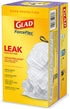 Glad Tall Kitchen Trash Bags, 13 Gal, White, 40 Ct