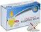 Round Floating Wicks - 50 Count (Approx.), Large Cotton Wicks and Cork Disc Holders for Oil Cups - Bonus Wick Removal Tweezers - by Ner Mitzvah