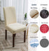 Genina Chair Covers for Dining Room Set of 4 Chair Covers Dining Chair Slipcovers Stretch Kitchen Parsons Chair Covers,Beige