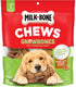 Milk-Bone Gnaw Bones Rawhide Free Dog Chew Treats, Peanut Butter & Chicken, 3 Large Knotted Bones