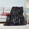 Comaza Soft Fuzzy Faux Fur Throw Blanket,Reversible Lightweight Shaggy Fluffy Cozy Plush Fleece Comfy Furry Sherpa Microfiber Blanket for Couch Sofa Bed,as Gift Home Decor(Tie Dye Black,Throw 50"x60")
