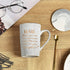 Fathers Day Mug Gifts for Dad from Daughter, Dad,Thank You For Teaching Me How To Be A Man Mug, Birthday Christmas Gifts for Dad, Funny Coffee Mugs for Dad 14Oz Gray Marble Mug with Box Spoon Coaster